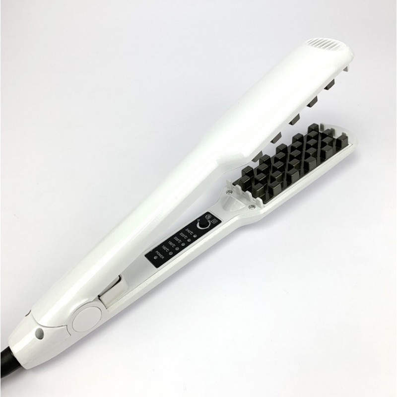 Hair Straightener Curling Iron - LCD Ceramic Plate Temperature Control for Home RV