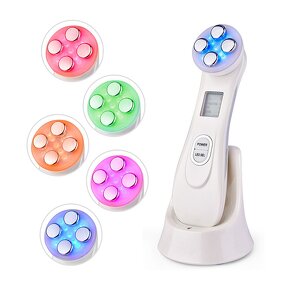 LED RF Facial Machine - Radio Frequency Microcurrent Anti-Wrinkle Skin Tightening