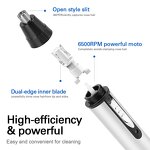 5-in-1 Hair Trimmer - Rechargeable Lipstick Epilator Eyebrow Removal Tool