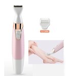 Rechargeable Lady Shaver - Nose Eyebrow Trimmer Face Body Leg Bikini Remover