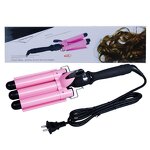 Triple Barrel Hair Curler - Ceramic Egg Roll Wave Styling Wand Curling Iron
