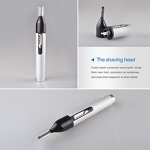 5-in-1 Hair Trimmer - Rechargeable Lipstick Epilator Eyebrow Removal Tool