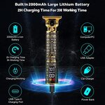 T-Blade Hair Trimmer - Barber Rechargeable Wireless Chargeable Hair Clippers