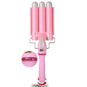 Triple Barrel Hair Curler - Ceramic Egg Roll Wave Styling Wand Curling Iron