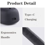 Wireless Beard Straightener - Portable Electric Ceramic Beard Hair Styling Comb