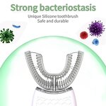 U-Shape Electric Toothbrush - OEM ODM Sonic Soft Bristle Waterproof Rechargeable