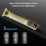 T-Blade Hair Trimmer - Barber Rechargeable Wireless Chargeable Hair Clippers