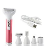 4-in-1 Lady Epilator - Bikini Trimmer Shaver Underarm Body Hair Remover