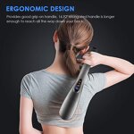 Wireless Neck Massager - Rechargeable Portable Pulse Vibrating Shoulder Relaxer