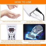 7 Colors LED Facial Mask - Infrared Light Therapy Beauty Skin Care Mask