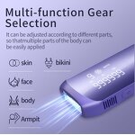 5-in-1 Women's Epilator - Rechargeable Cordless Facial Body Hair Remover