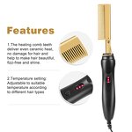 Electric Heating Comb - Factory Hot Sale Hair Straightening Copper Comb