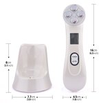 LED RF Facial Machine - Radio Frequency Microcurrent Anti-Wrinkle Skin Tightening