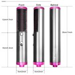 Hot Air Brush - One Step Ions Hair Dryer Comb Blowdryer with Comb Nozzle