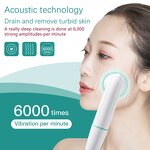 Sonic Facial Cleansing Brush - 3 Brush Heads Magnetic USB Charging Waterproof