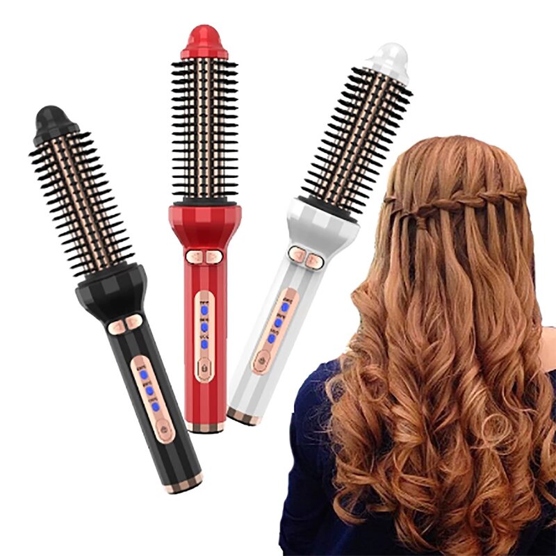 Automatic Hair Curler - Auto Rotating Hot Air Brush Roller for Blow Dry Waves