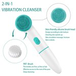 Electric Facial Cleansing Brush - Multifunctional Exfoliator for Home and Car