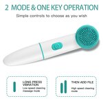 Electric Facial Cleansing Brush - Multifunctional Exfoliator for Home and Car