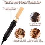 Electric Straightening Comb - Multipurpose Copper Hair Curly Straight Styling Tool