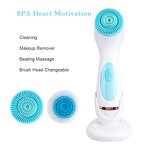 3-in-1 Facial Brush Cleaner - Electric Skin Beauty Massager Face Feet Care Tool