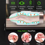 Electric Hand Massager - Air Pressure Heat Compression Palm Finger Massager