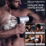 Mini Massage Gun - 2022 Heat Deep Tissue Hand Held Percussion Muscle Massager