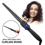 Salon Hair Curler - Rotating LCD Ceramic Ionic PTC Heater Waver Household