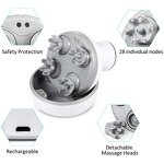 Cordless Percussion Massager - Deep Tissue Handheld for Back Body Pain Relief