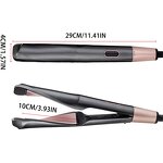 2-in-1 Hair Straightener Curler - Twisted LCD Ceramic Flat Iron Magic Styling