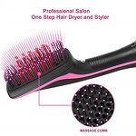 Hot Air Brush Styler - One-Step Ionic Dryer Diffuser Nozzle for Hotel RV