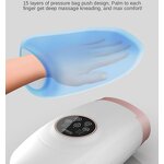 Electric Hand Massager - Air Pressure Heat Compression Palm Finger Massager