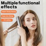 Steam Hair Straightener - Professional Portable Ceramic Flat Iron Steam Care