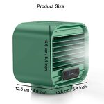 Mini Air Conditioner Fan - Mobile Humidifier Purifier LED Night Light Cooler