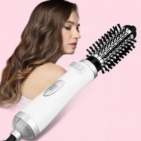 2-in-1 Hot Air Brush - One Step Hair Dryer Volumizer Electric Blow Dry Comb