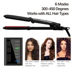 Steam Infrared Hair Straightener - Professional Vapor Hair Treatment Flat Iron
