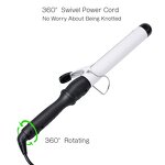 Salon Curling Tong - Professional Ceramic Barrels Hair Curling Wand Iron