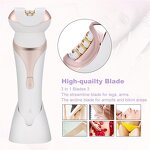 Long Reach Back Shaver - Men Manual Body Underarm Hair Removal Large Sharp Blade