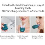 U Shaped Electric Toothbrush - 360 Ultrasonic Silicone Whitening for Children