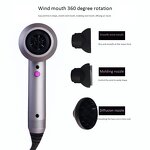 Negative Ion Hair Dryer - Lightweight Salon Styler Household with Comb Attachment