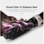 4-in-1 Hot Air Brush - Auto Rotating Negative Ionic Curler Hair Dryer Brush