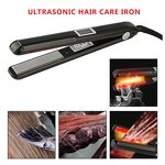 2-in-1 Hair Straightener - Ultrasonic Infrared Ceramic Plate LCD Household Use