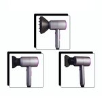 Negative Ion Hair Dryer - Lightweight Salon Styler Household with Comb Attachment
