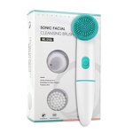 Sonic Facial Cleansing Brush - 3 Brush Heads Magnetic USB Charging Waterproof