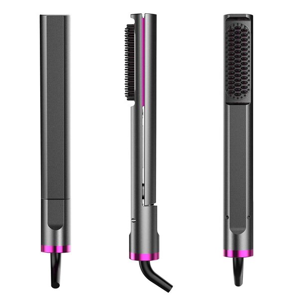 2-in-1 Hair Flat Iron - Professional Titanium Fast Heating 470F Styling Tool