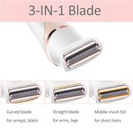 Long Reach Back Shaver - Men Manual Body Underarm Hair Removal Large Sharp Blade