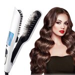 Steam Hair Straightener - Digital LCD Flat Iron Negative Ion Spray Splint