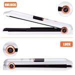 Wireless Hair Straightener - 2-in-1 Portable Mini Cordless Flat Iron Curler