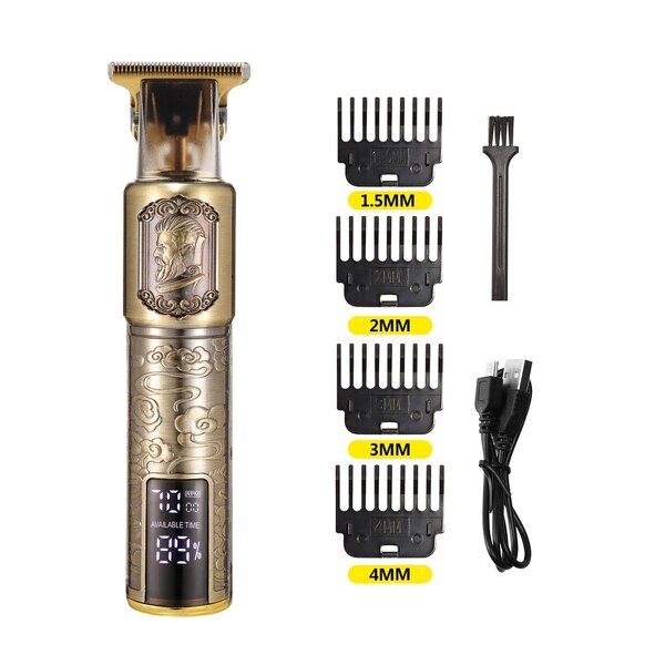Hair Clipper Trimmer - Baldheaded Zero Gapped Detail Beard Shaver for Men