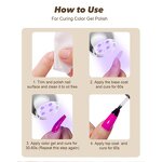 Nail Lamp Manufacturer - Mini Desktop 12w Cordless Touch-type