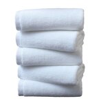Bath Towel Set Manufacturer - 32-Ply Pure White for Hotels & Salons